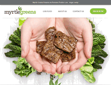 Tablet Screenshot of myrtlegreens.com